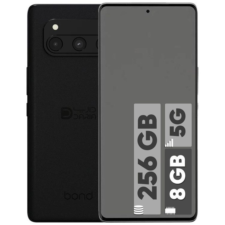 گوشی موبایل داریا مدل bond 5G دو سیم کارت ظرفیت 256 گیگابایت و رم 8 گیگابایت