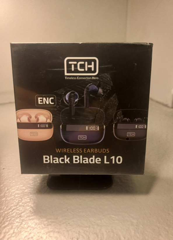 هدفون بلوتوثی تی سی اچ مدل Black Blade L10 با نویز کنسلینگ میکروفون (ENC)، درگاه شارژ USB Type-C، مقاوم در برابر پاشش آب و عرق (IPX4)