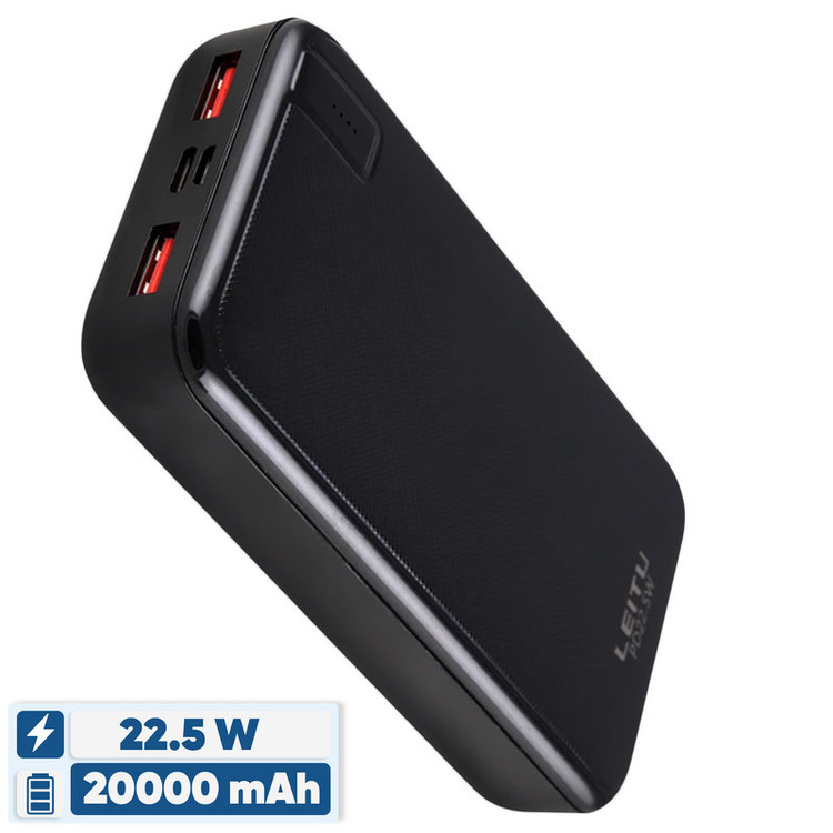 پاوربانک 22.5 وات لیتو مدل LP-42 ظرفیت 20000 میلیآمپرساعت
