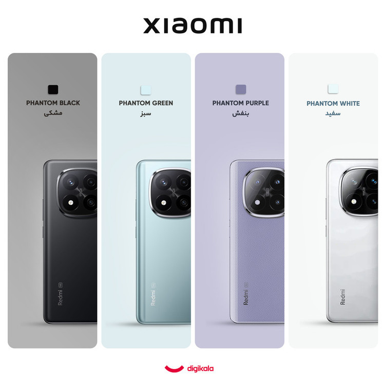 گوشی موبایل شیائومی مدل Redmi Note 14 Pro Plus 5G دو سیم کارت ظرفیت 512 گیگابایت و رم 16 گیگابایت - پک چین رنگ آبی